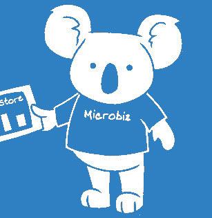 Crozdesk-Vendor-System Award Koala Logo MicroBiz Blue WP