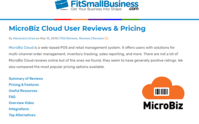 MicroBiz Profiled on FitSmallBusiness.com