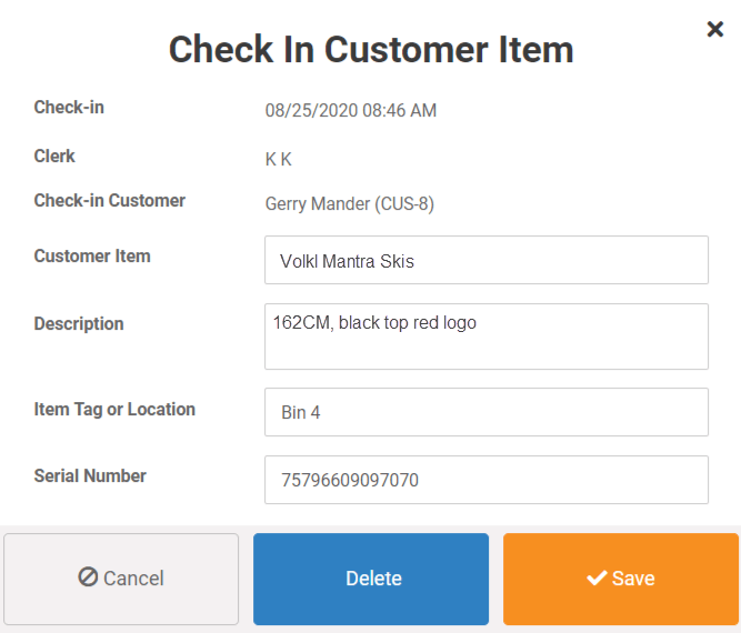 Ski check in customer item Front-Register-MicroBiz (2) Ski check in customer item Front Register MicroBiz 2 1