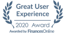 Finances online award of User Experience 2020