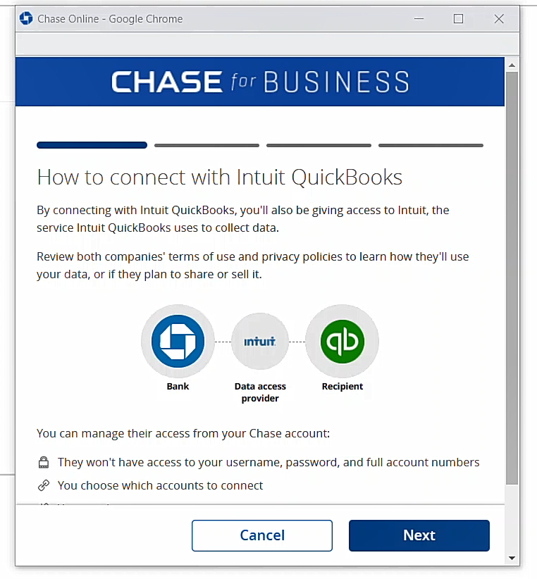Chase Link Window Chase Link Window
