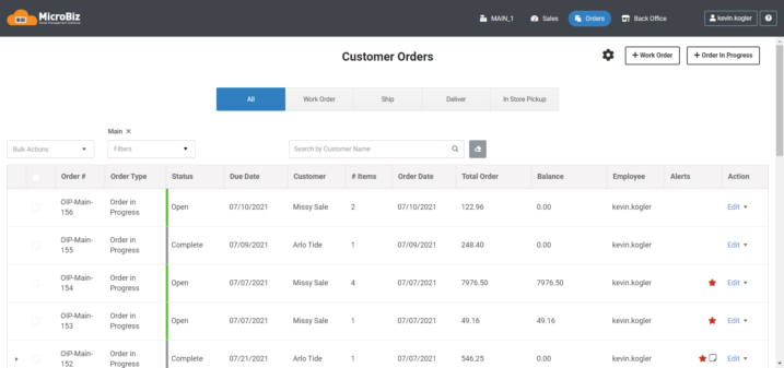 Customer Orders MicroBiz Cloud POS e1676016607311