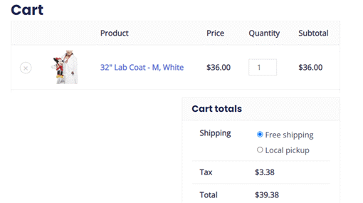 Local Pickup WooPOS Cart compressed