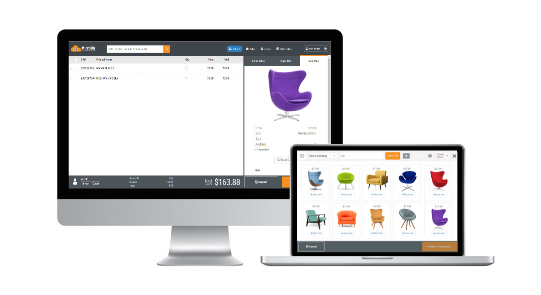 Best Furniture Store POS System Top Image with POS Screen 1080px Best Furniture Store POS System Top Image with POS Screen