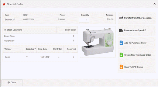 Special Order MicroBiz Best Cloud POS 520