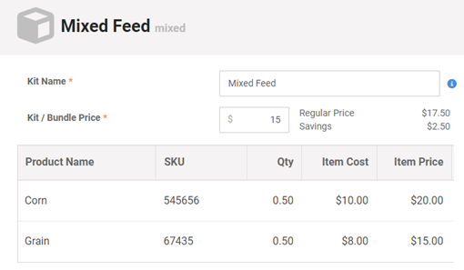 Feed Store POS | Point of Sale System for Feed and Farm Supply Store | MicroBiz POS 3 Mixed products for Feed Store POS System